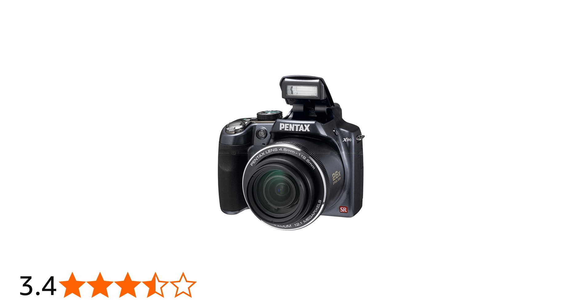 最安値挑戦中】PENTAX デジタルカメラ X90 26倍光学ズーム PENTAX X90