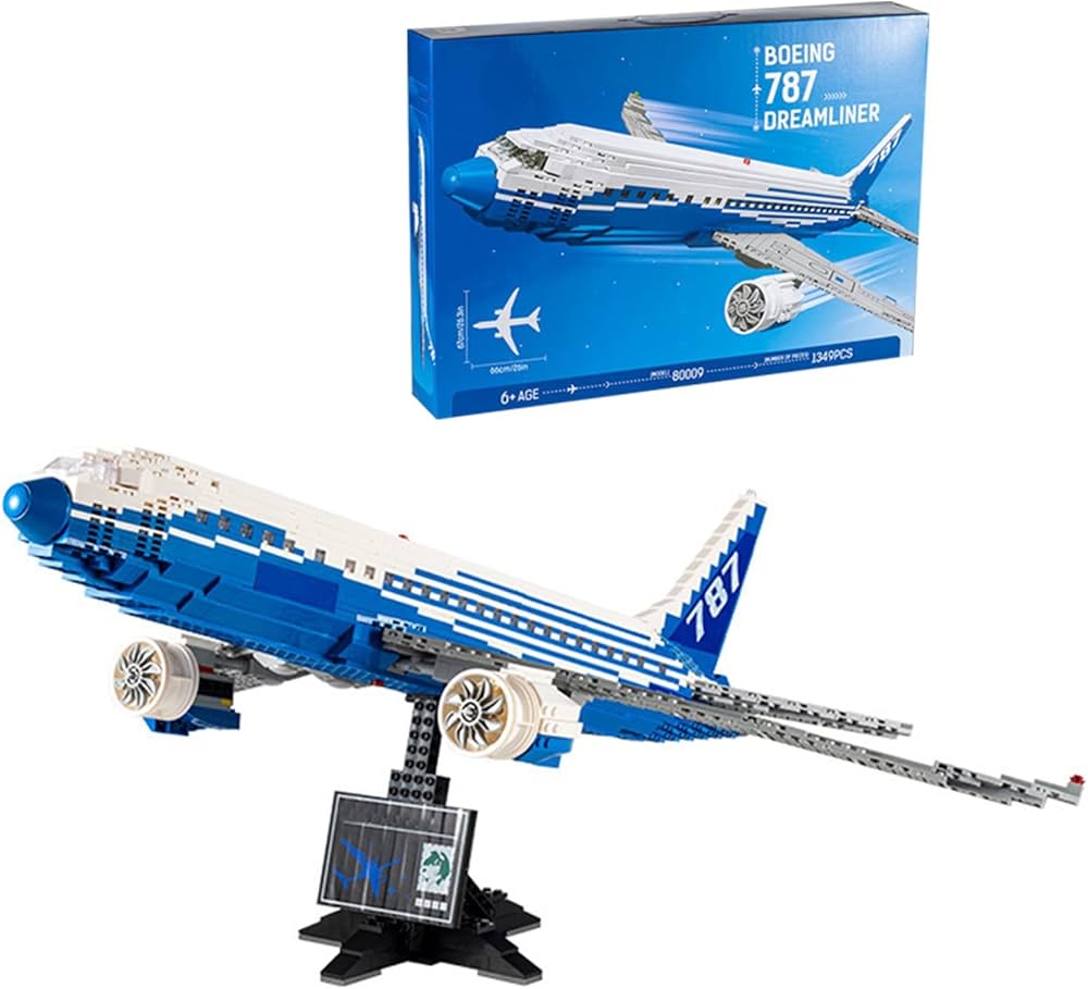 Amazon.co.jp: ジェット飛行機ブロックおもちゃ 航空シリーズ 旅客機