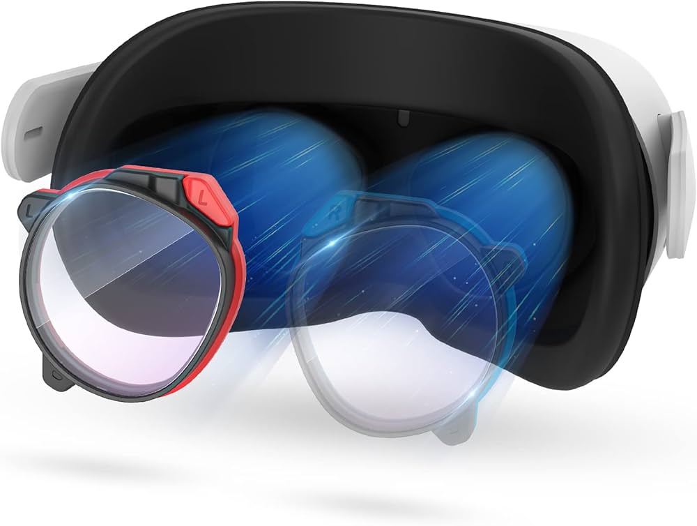 Amazon.co.jp: ZYBER 度付きレンズ（左側の赤、-7.0）Oculus Quest 2用