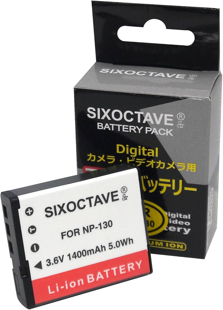Amazon | SIXOCTAVE NP-130 NP-130A カシオ 互換バッテリー EX-ZR100