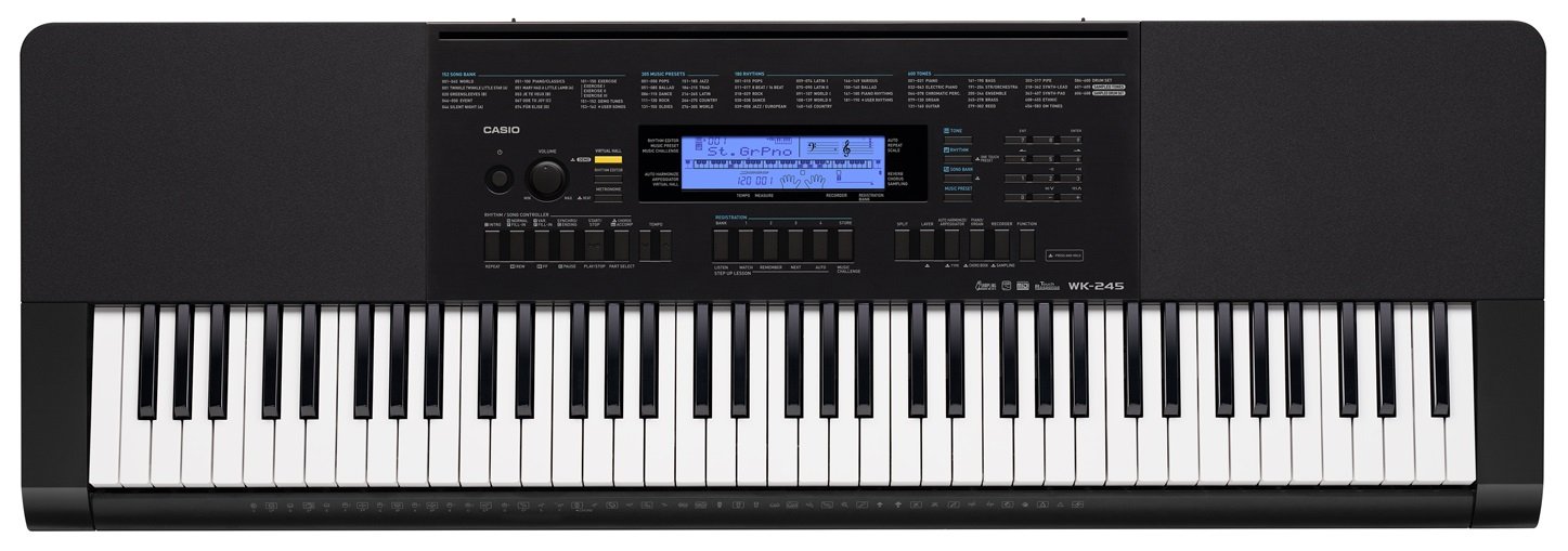 Amazon.co.jp: CASIO(カシオ) 76鍵盤 電子キーボード WK-245