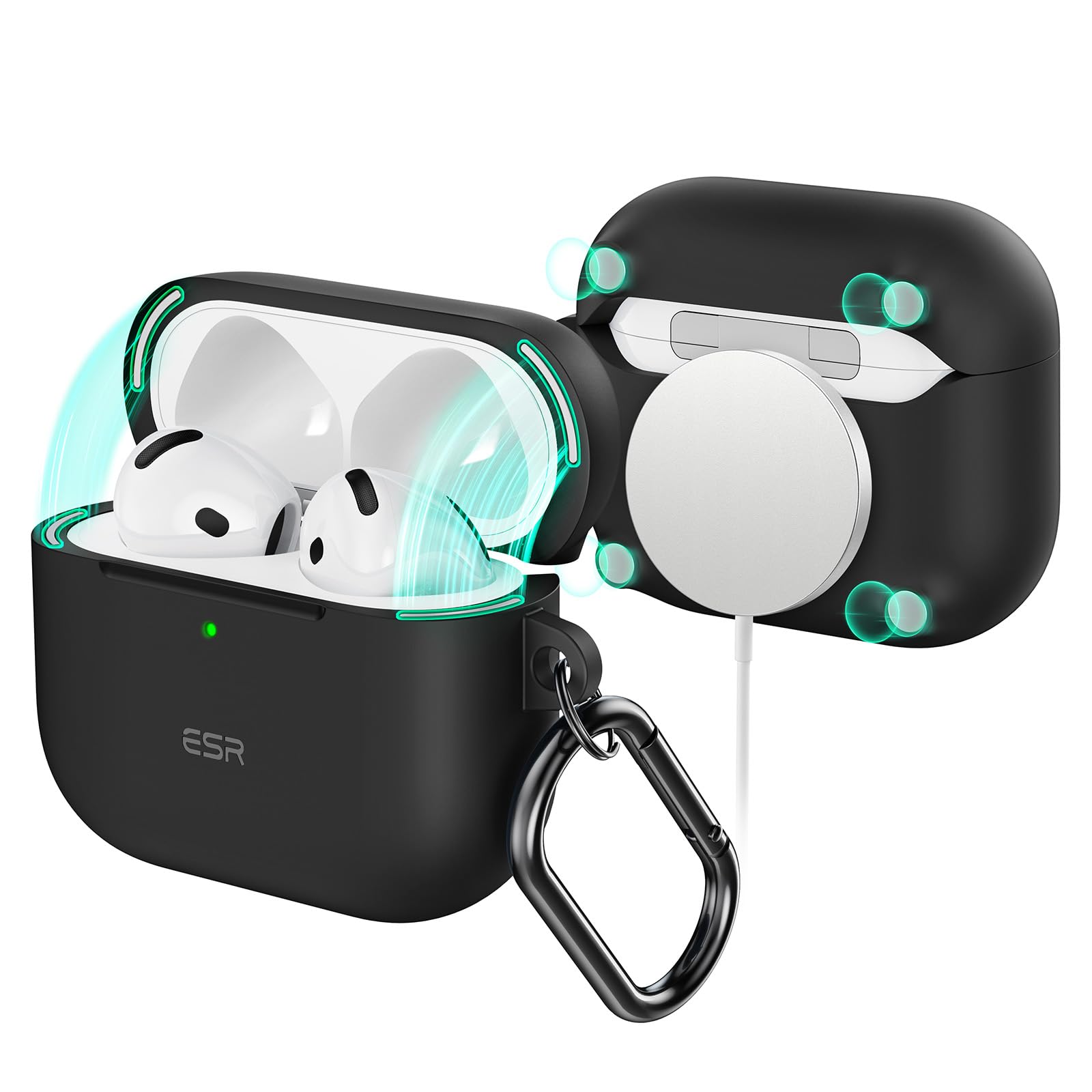 Amazon | ESR AirPods 4 ケース (HaloLock) AirPods 第4世代 ケース
