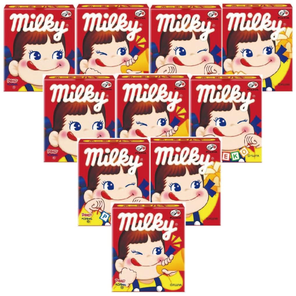 Amazon.co.jp: ☆不二家 ミルキー 箱 6粒 10箱セット まとめ買い