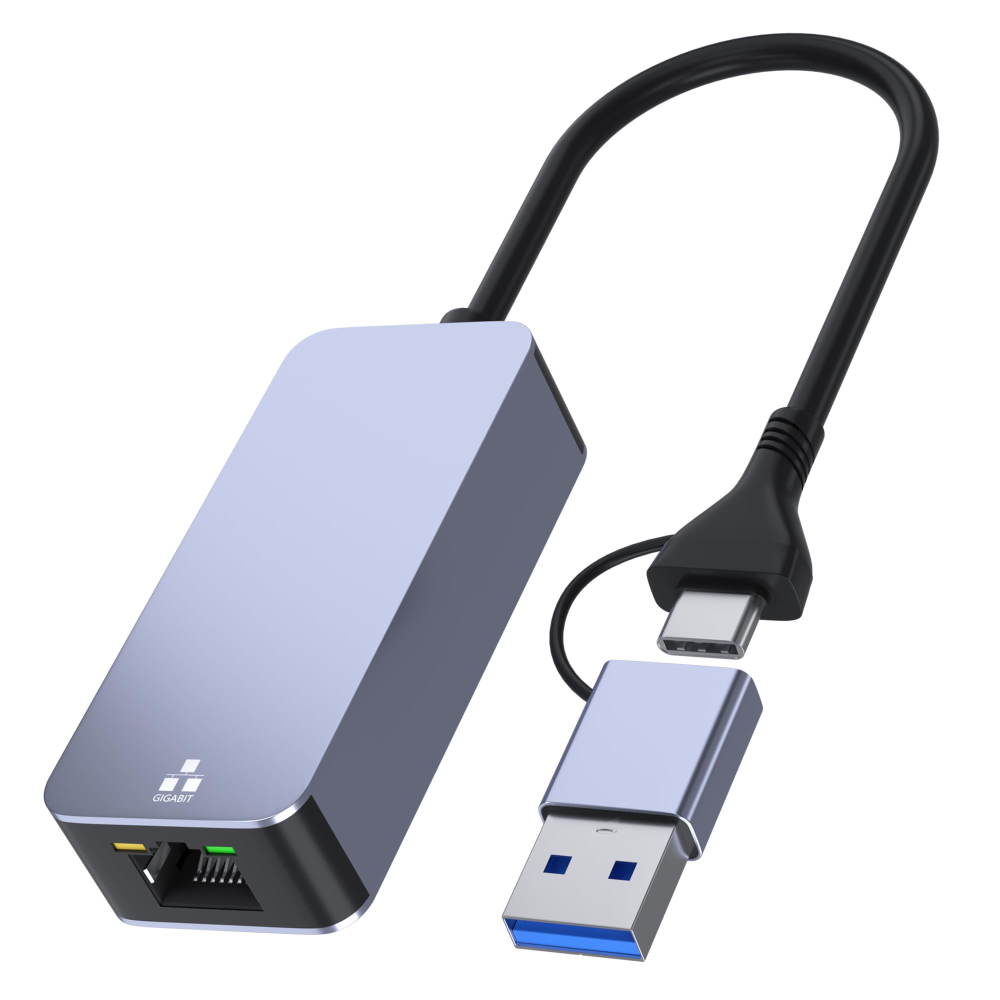 Amazon.co.jp: USB LAN変換アダプター 2 IN 1 有線LANアダプター