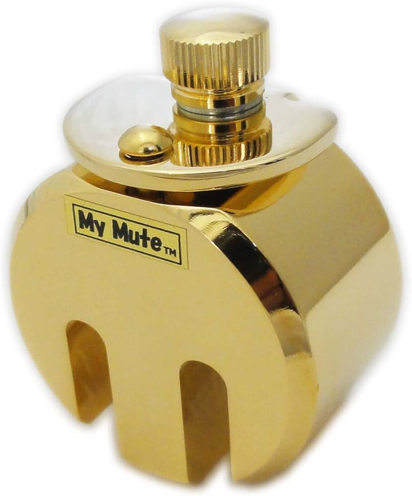 Amazon | My Mute チェロ用消音器 高級金メッキ仕上げ 重量約260g MM-C