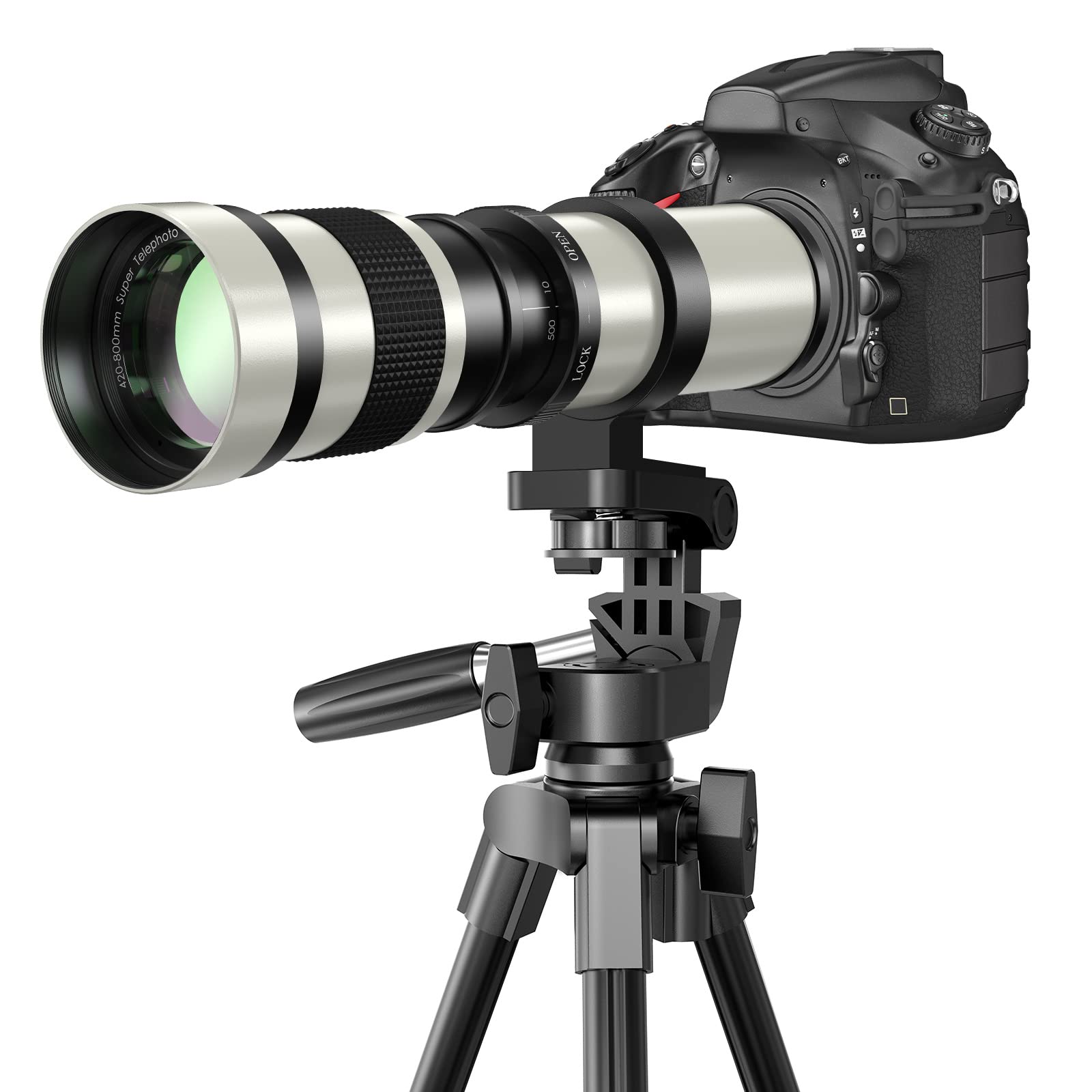 Amazon.co.jp: Lightdow 対応ニコンfor Nikkor 望遠レンズ 420-800mm F