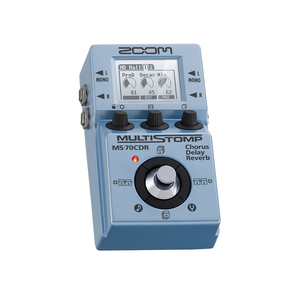 Amazon.co.jp: ZOOM マルチエフェクター 空間系エフェクト MS-70CDR