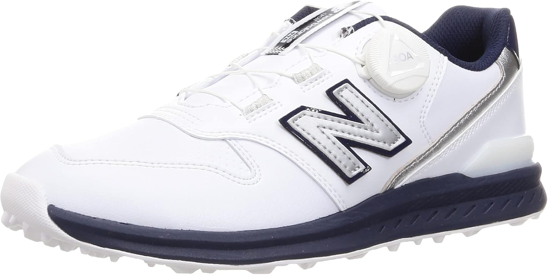 Amazon | [ニューバランス] ゴルフシューズ UGBS996 ホワイト/ネイビー