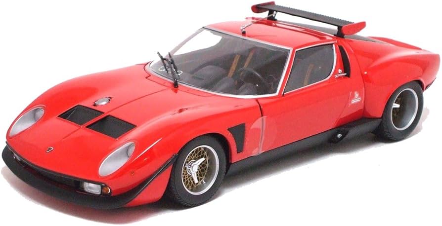 Amazon | 1/18 ランボルギーニ・イオタ SVR (翼端板レッド) K08311WR