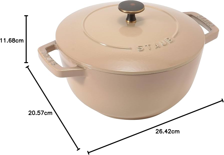 Amazon｜staub ストウブ 「 ワナベ リネン L 20cm ヴィンテージノブ