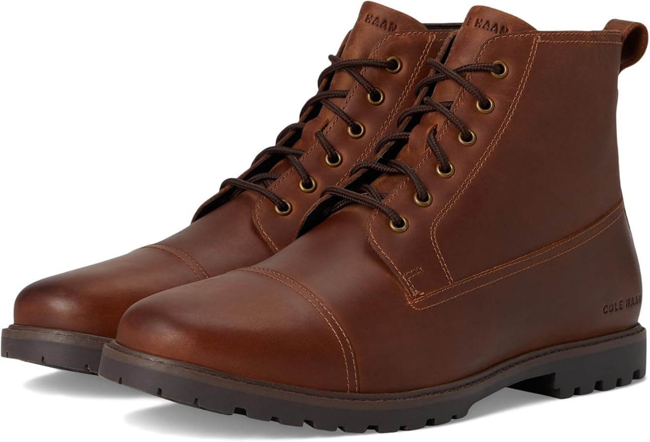 Amazon.com | Cole Haan Men's Grand+ Lug Boots Bayou 7 Medium