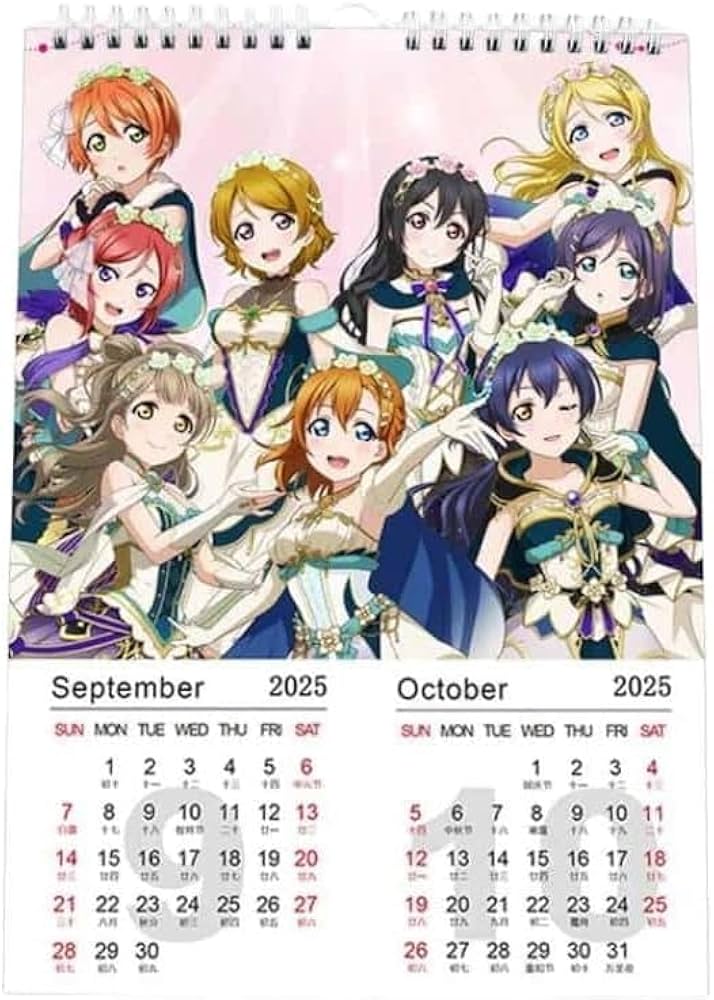 Amazon.co.jp: ラブライブ LoveLive 2025年 カレンダー 壁掛け 13