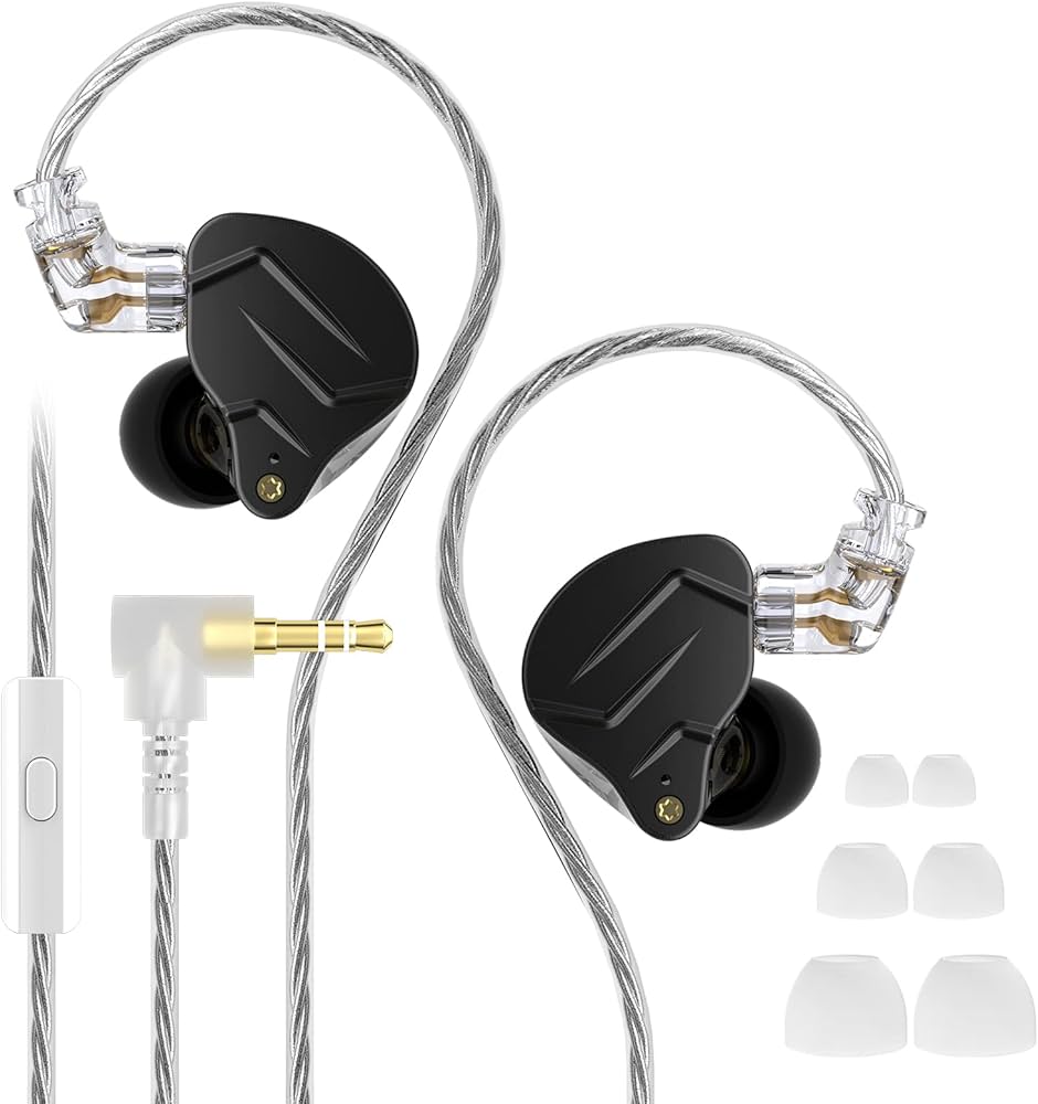 Amazon.co.jp: KZ ZSN Pro X 有線イヤホン マイク付き カナル型 1BA +