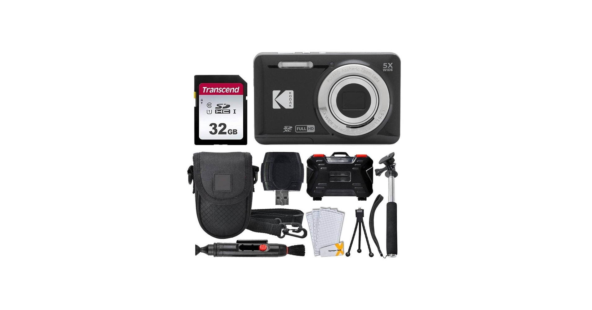 Amazon.com : Kodak PIXPRO FZ55 Digital Camera (Black) + 32GB