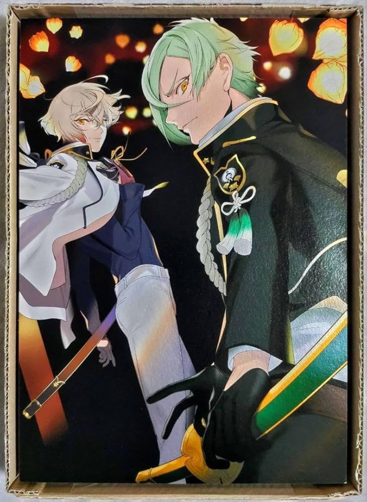 Amazon.co.jp: 刀剣乱舞 灯結び展 描きおろしイ 髭切 膝丸 複製原画