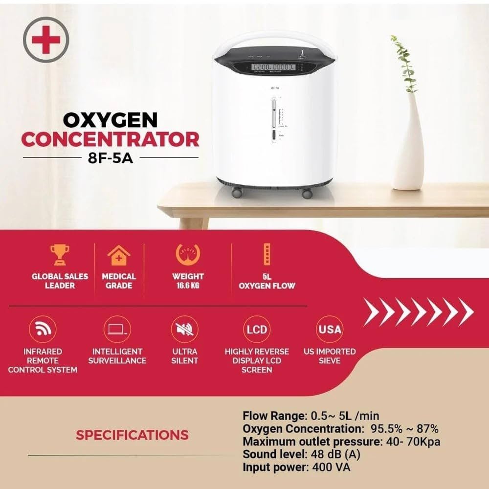 yuwell 酸素濃縮機 型番8F-5AW yuwell 酸素濃縮機 型番8F-5AW 【公式通販】