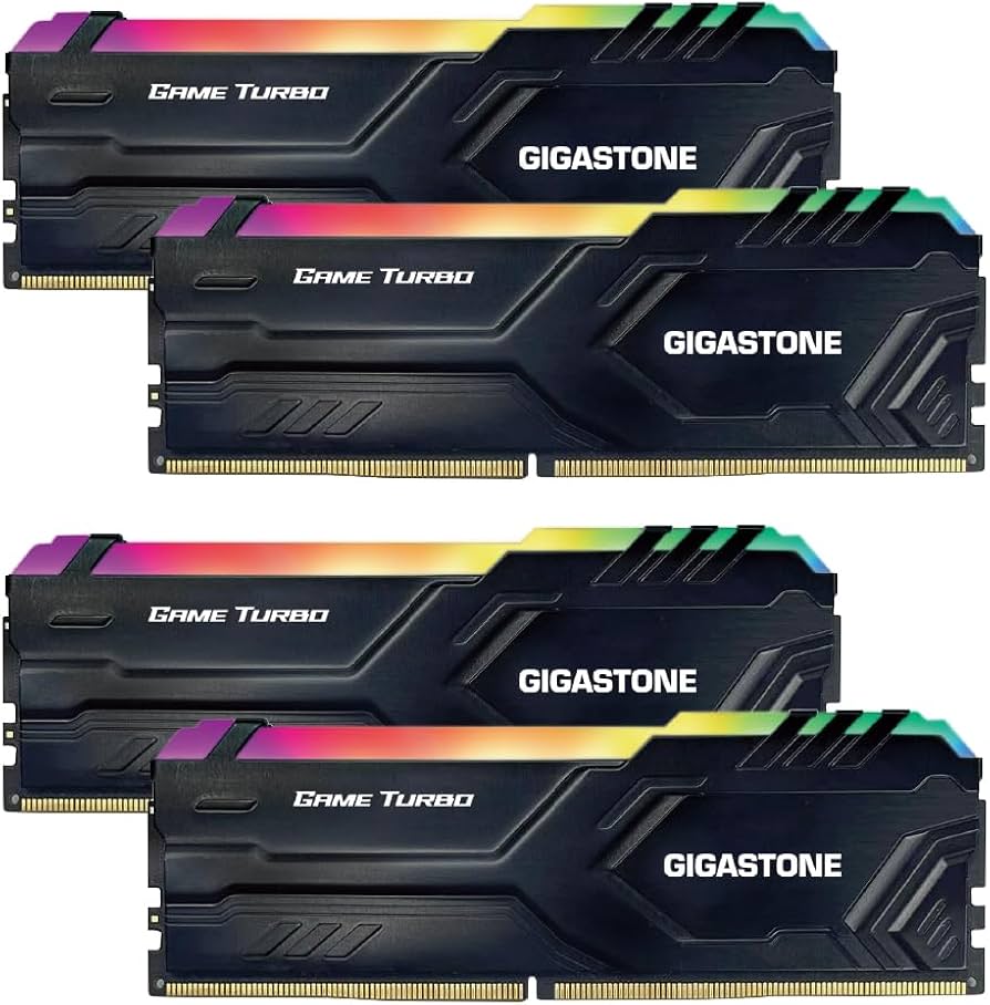 Amazon.co.jp: 【発光型 DDR4】GIGASTONE Game TURBO 16GBx4枚 (64GB