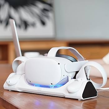 Amazon.com: ZYBER Charging Dock for Meta Quest 2, VR Stand Oculus