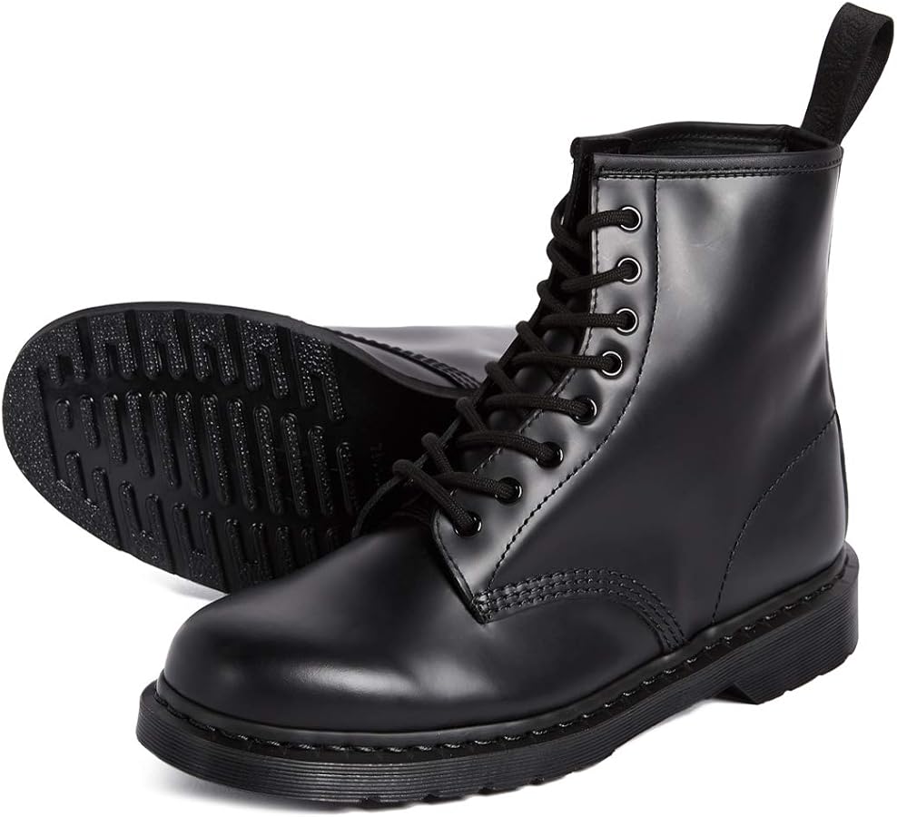 Amazon.com | Dr. Martens Unisex 1460 Mono Smooth Leather 8 Eye
