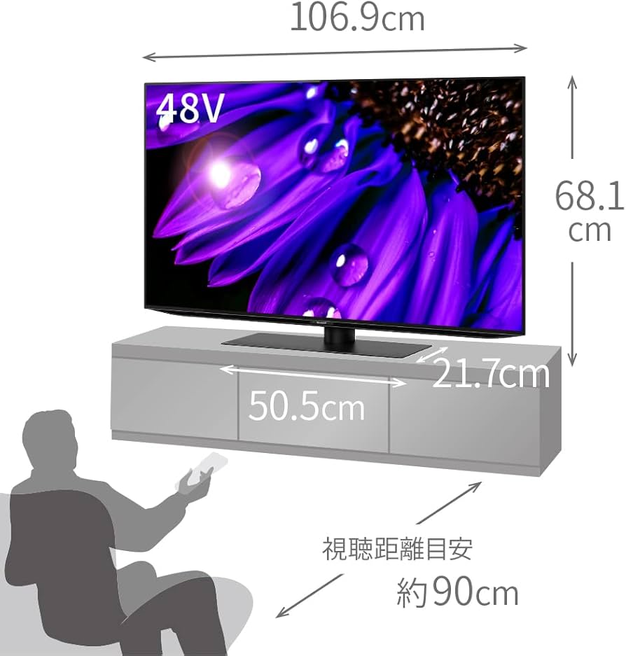 Amazon | シャープ 48V型 有機EL テレビ AQUOS OLED 4T-C48EQ2 4K