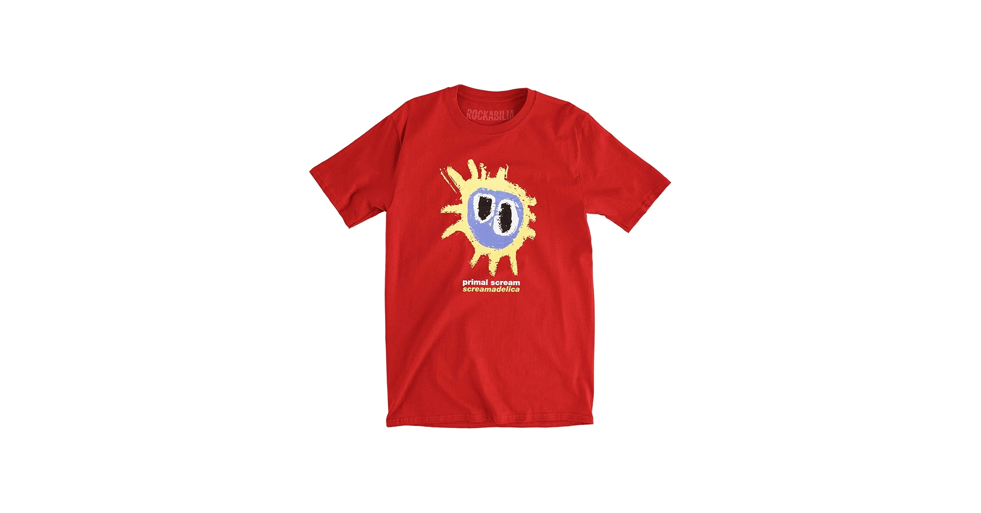 Amazon.com: Primal Scream 'Screamadelica' (Red) T-Shirt (Small