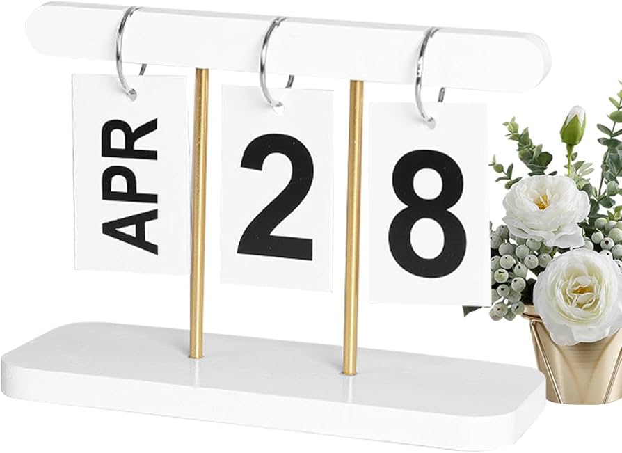 Amazon.co.jp: 木製永久カレンダー | ターンオーバーチャート