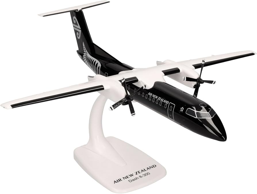 Amazon.com: Herpa Snap-Fit Model Airplane Air New Zealand DHC-8