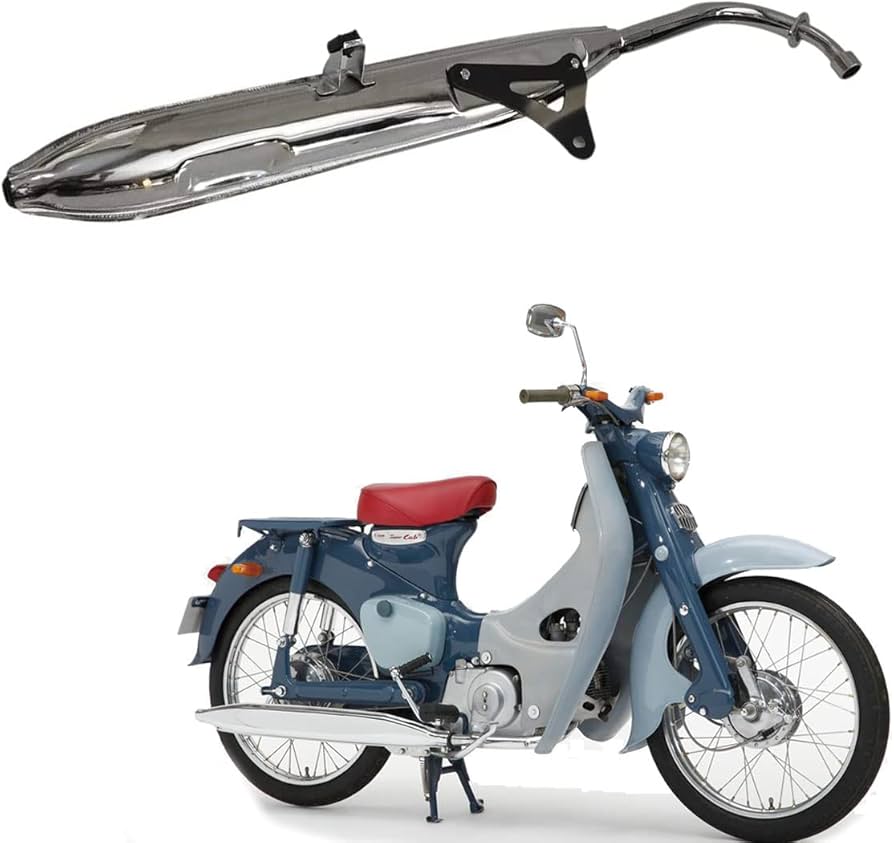 Amazon | マフラー ホンダ スーパーカブ C50 C70 C90 モナカマフラー
