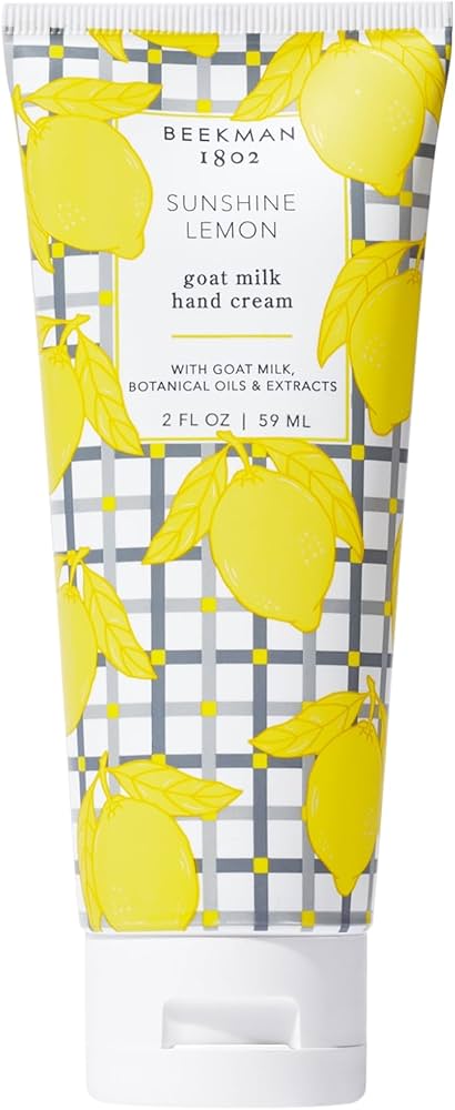 Amazon.com : Beekman 1802 Goat Milk Hand Cream – Sunshine Lemon