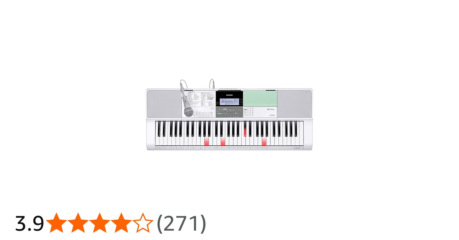 Amazon | CASIO(カシオ) 61鍵盤 電子キーボード LK-512 [光