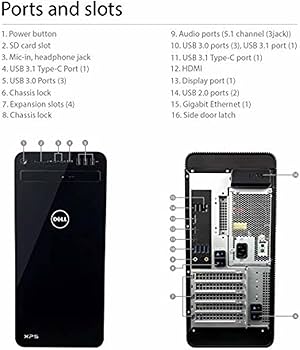 Amazon.com: Dell XPS 8930 Desktop | Core i7-9700 - 128GB SSD + 1TB