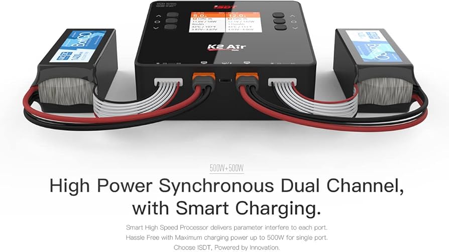 Amazon.com: ISDT K2 Air Lipo Battery Charger Discharger 2-6S AC