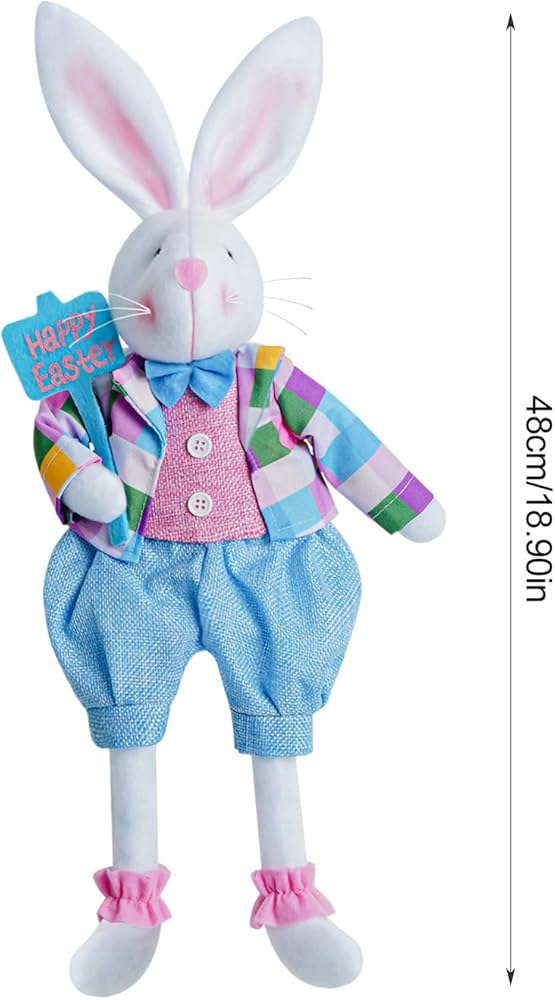 Amazon.co.jp: ぬいぐるみイースターバニー、ミスターミセスの愛らしい