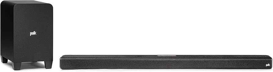 Amazon.co.jp: Polk Audio Soundbar with Wireless Subwoofer Dolby