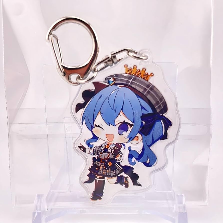 blue】水綿 アクリルキーホルダー まとめ売り 水面アクリル