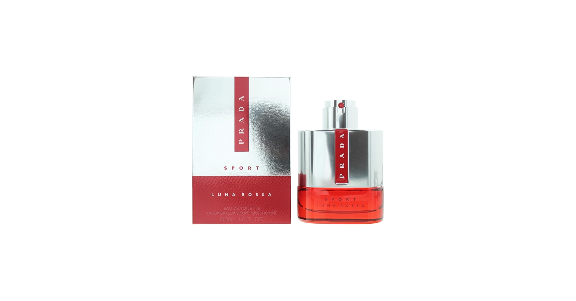 Amazon.com : Prada Luna Rossa Sport Eau de Toilette 1.7 oz/ 50 mL