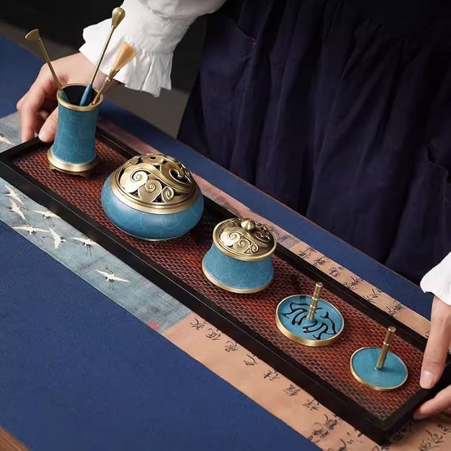Amazon｜MyNvy 香炉 セット 中国 香道具 セット 中国 お香 セット 中国