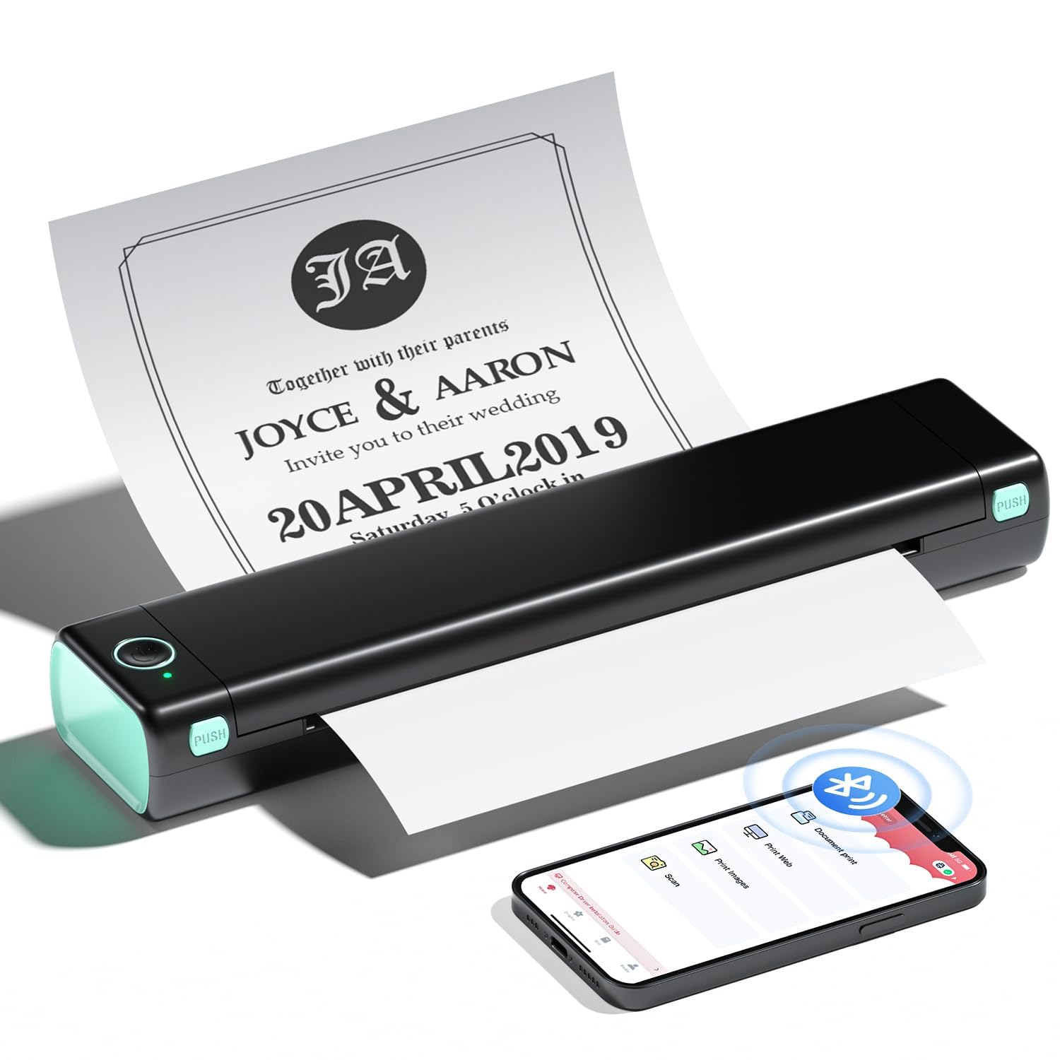 Amazon.co.jp: Phomemo M08F モバイルプリンター 無線サーマル