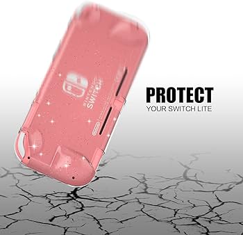 Amazon.com: NANANINO Clear Glitter Nintendo Switch Lite Case