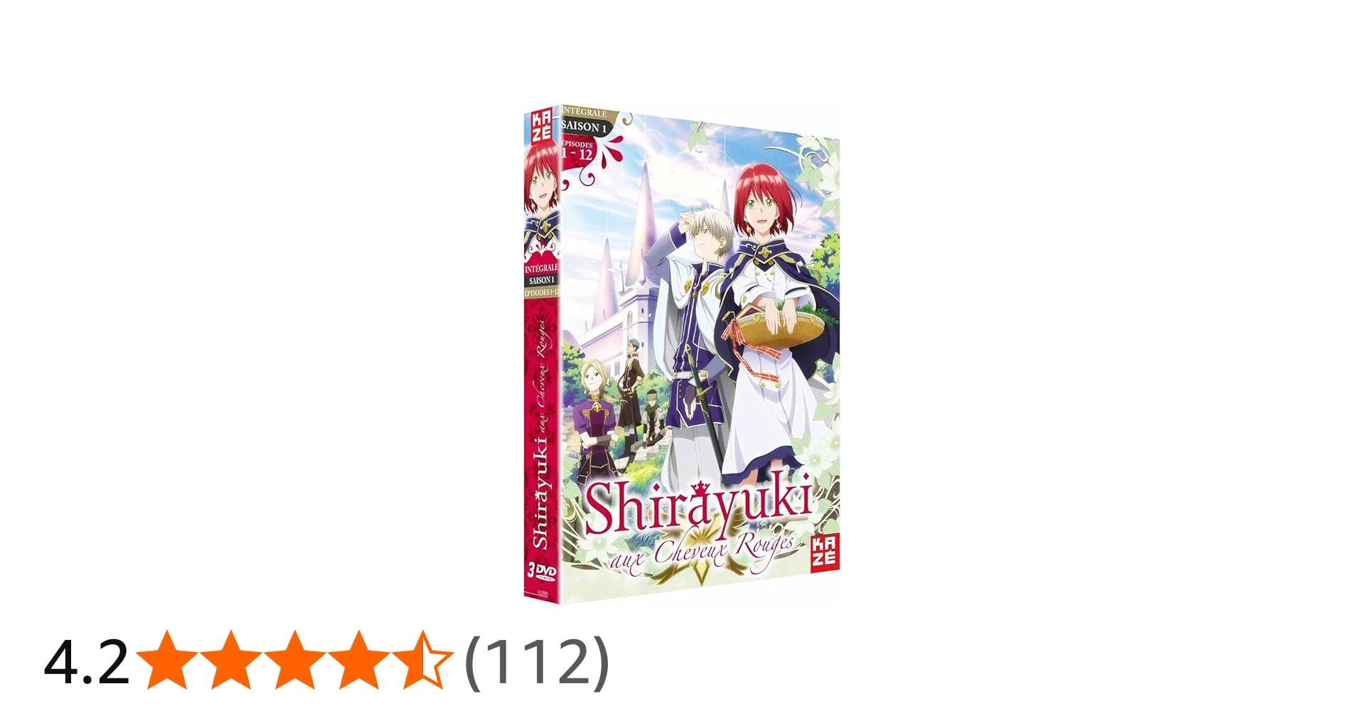 Amazon.co.jp: 赤髪の白雪姫 第1期 コンプリート DVD-BOX (全12話, 288