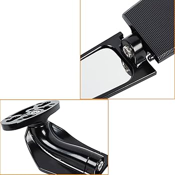 Amazon | QIDIAN オートバイミラー ウィンドウィング 調節可能 回転