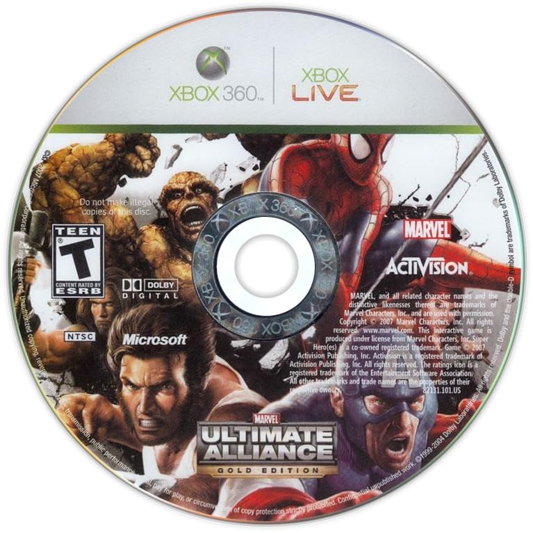 Amazon.com: Marvel Ultimate Alliance Gold Edition -Xbox 360