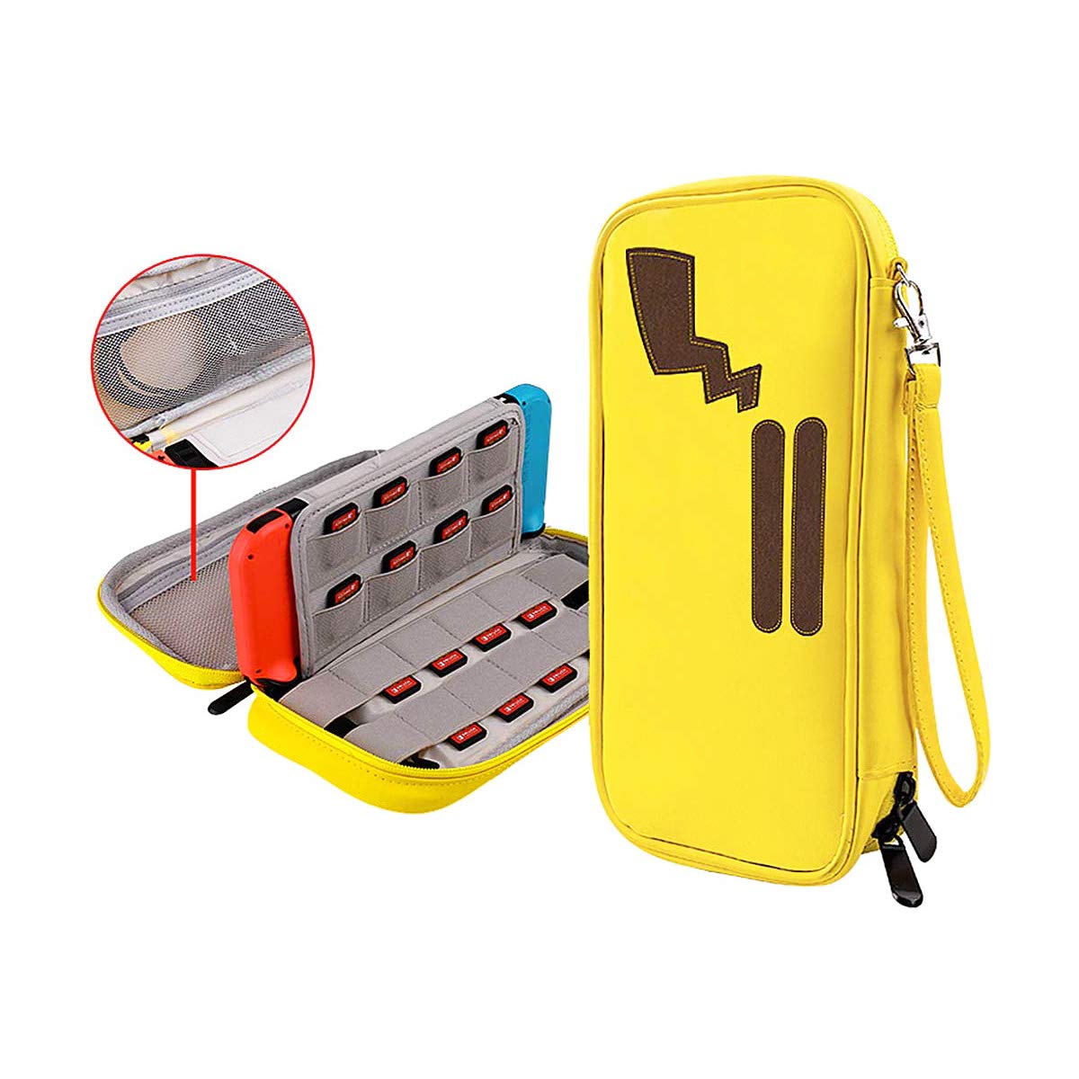 Switch Nintendo カセット6本Joy-Con 4個持ち運びケース