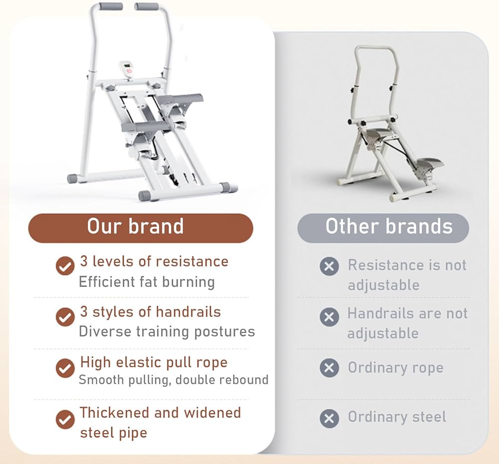 Amazon.co.jp: 新しいホームジムエクササイズ用垂直階段クライマー