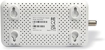 goCoax MoCA 2.5 Adapter with 2.5GbE Ethernet Port. MoCA 2.5. 1x