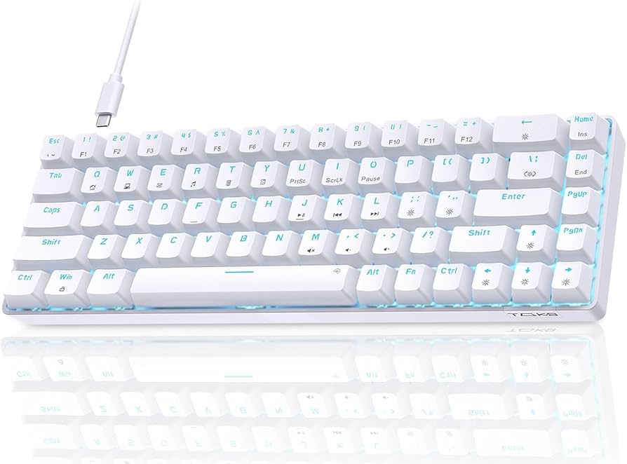 Amazon.com: TMKB T68SE Gaming Keyboard, 60% Mechanical Keyboard