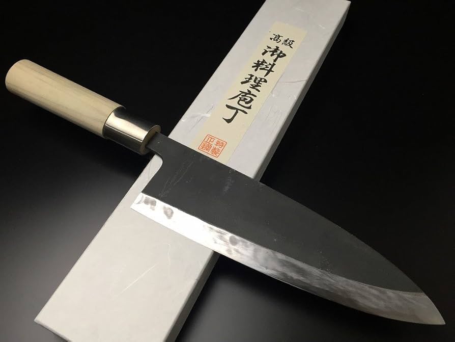 Amazon | 有次 包丁 薄出刃 300 mm 白鋼3 築地 ARITSUGU 柄 名入れ