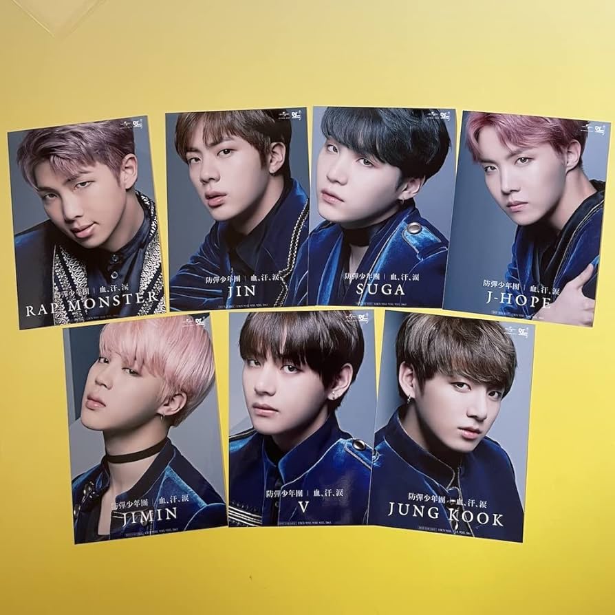 BTS 防弾少年団 TOWER RECORDS タワレコ 血、汗、涙 7枚 BTS 防弾少年