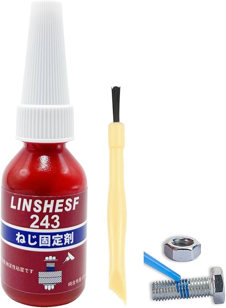 Amazon.co.jp: linshesf ネジロック剤 243 中強度タイプ 10ml、ねじ