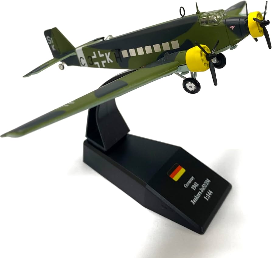 Amazon | Junkers Ju 52 1/144 ダイキャスト航空機モデル | プラモデル